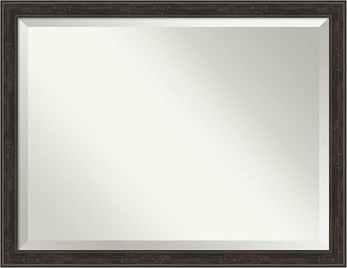 Amanti Art Brown Bathroom Mirror by AmantiArt