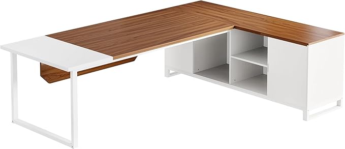 Tribesigns 70.8" L-Shaped Executive Desk - Image 8