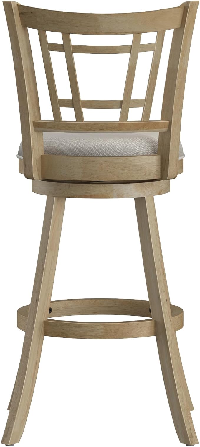 Hillsdale Fairfox 30.5" Wood Swivel Bar Height Stool - Image 13