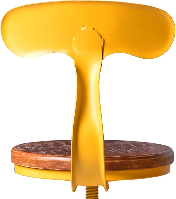 Topower Farmhouse Kitchen Stool, Industrial Counter Stool, Kitchen Deco Round - Image 6