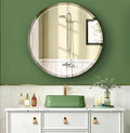 28" Frameless Beveled Round Mirror by UMZODO