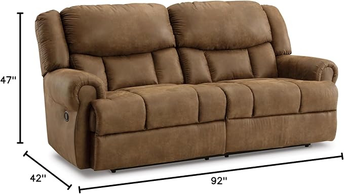 Signature Design by Ashley Boothbay Classic Faux Leather 2 Seat Manual - Image 3