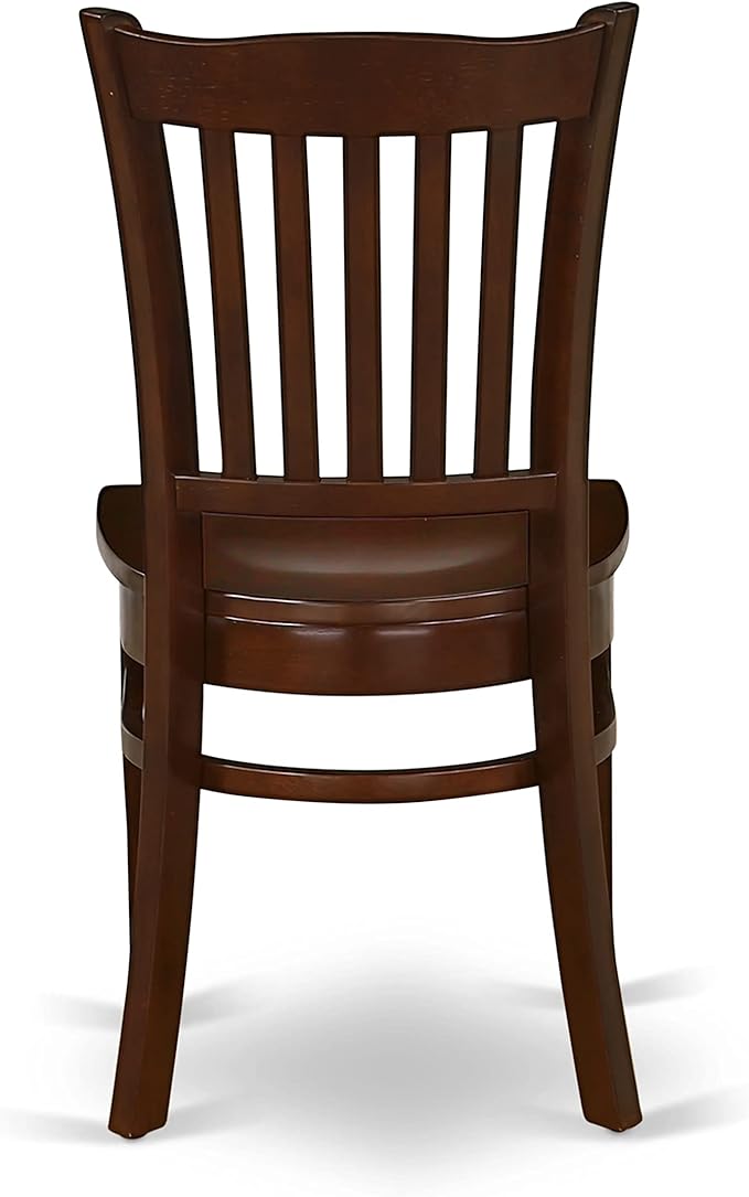 East West Furniture HBGR3-MAH-W 3 Piece Dining Room Table Set Contains a Round - Image 10