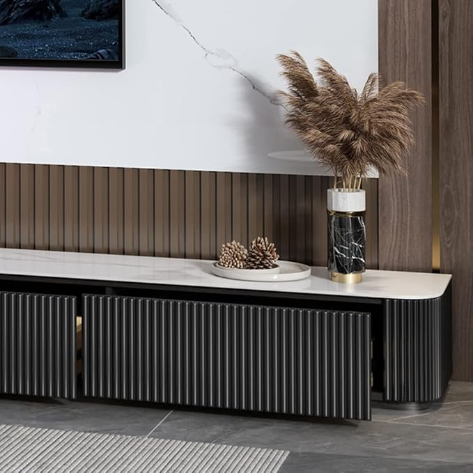 POVISON Fully-Assembled Modern TV Stand - Image 8