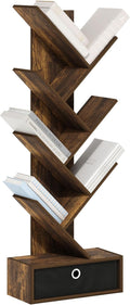 Furinno Tree Bookshelf 7-Tier Floor Standing Tree Bookcase by Furinno-FitsYourSpaceFitsYourBudget
