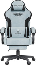 GTPLAYER Gaming Chair with Footrest, Big and Tall Game Chair High Back Computer by GTPLAYER
