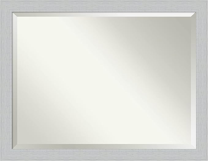 Amanti Art White Bathroom Mirror by AmantiArt