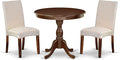 East West Furniture AMDR3-MAH-01 3 Piece Dinette Set by EastWestFurniture
