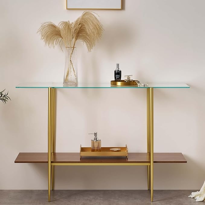 Extra Large Glass Console Table - Image 5