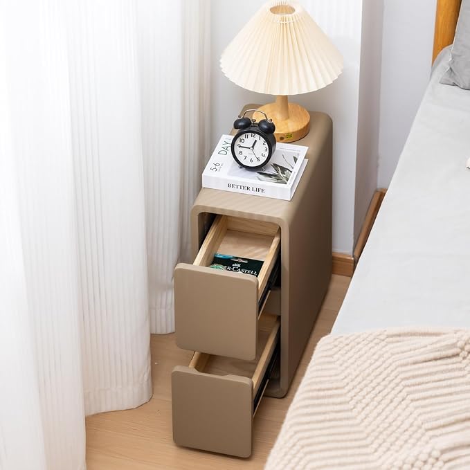 Narrow Nightstand, Solid Wood Night Stand - Image 5