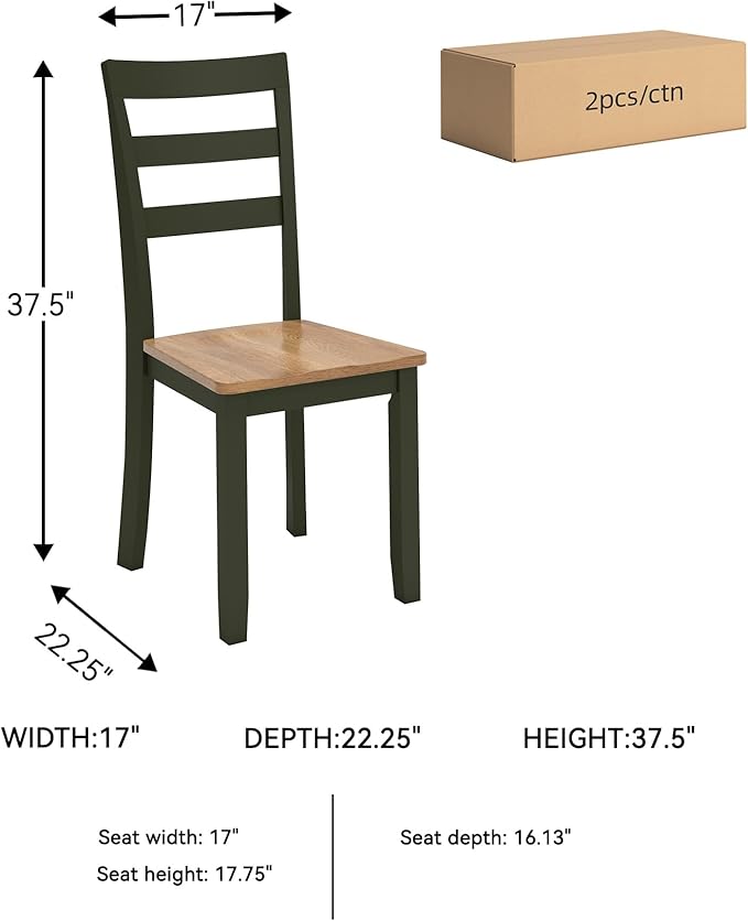 Signature Design by Ashley Gesthaven Modern Indoor Armless Dining Chair - Image 3