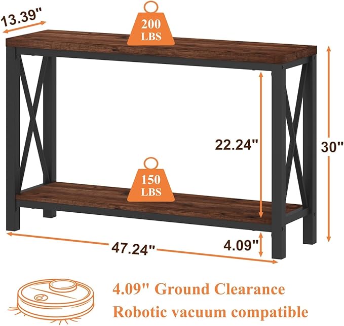 BON AUGURE 2 Tier Console Table - Image 2