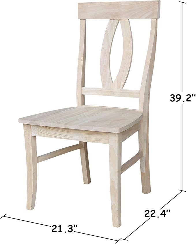 IC INTERNATIONAL CONCEPTS Set of Two Verona Dining Chairs 225lbs wt Capacity - Image 14