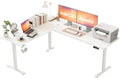 Agilestic L-Shaped Standing Desk Adjustable Height, Electric Corner Standing by Agilestic