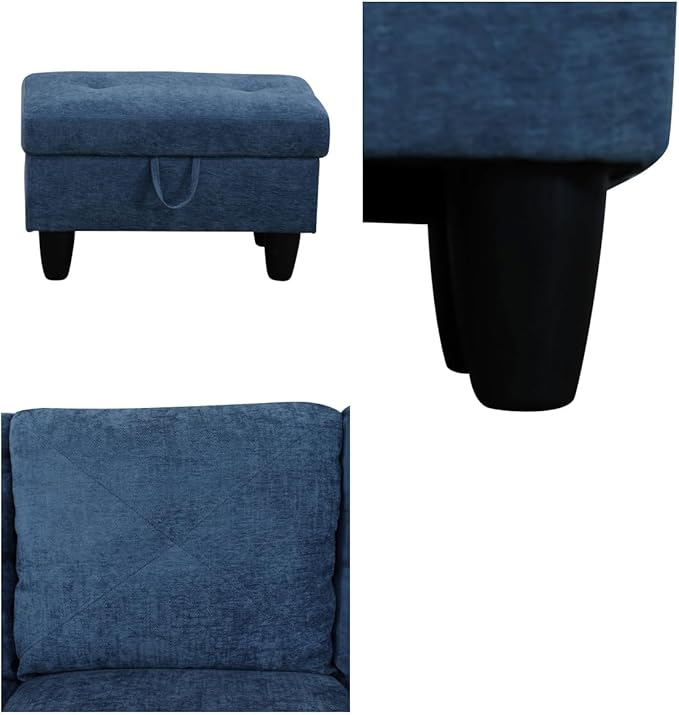 NAYSAYE L Shaped Couch, Modular Sectional Couch - Image 5