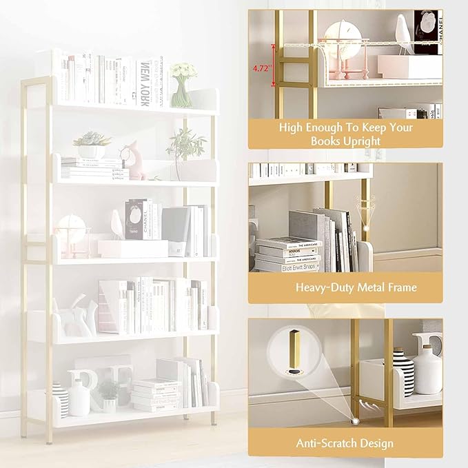 Wide Open Shelf Bookcase - Image 5