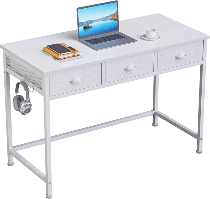 Furologee White Small Computer Desk by Furologee