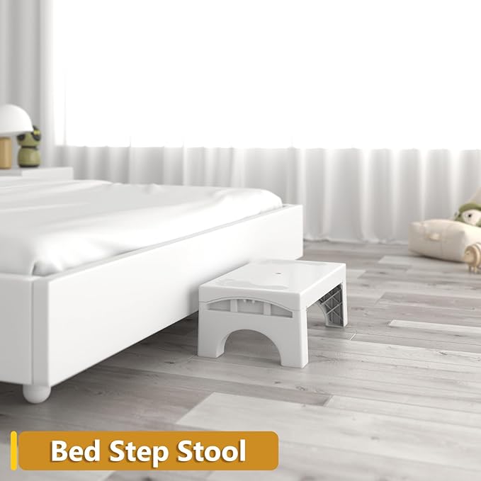 Folding Step Stool for Adults Kids, Heavy Duty Non-Slip Foldable Stepping Stool - Image 3