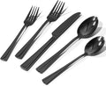 KINGSTONE 18/10 Stainless Steel Flatware, 20-Piece Forged Silverware Set by KINGSTONE