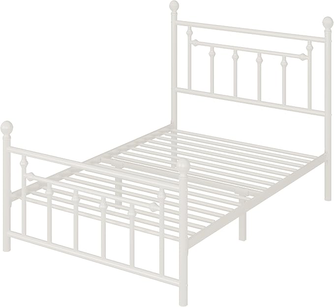 Allewie 14 Inch Twin Size Metal Platform Bed Frame - Image 8