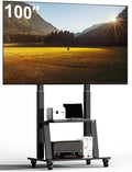 Mobile TV Cart Rolling TV Stand by Unknown
