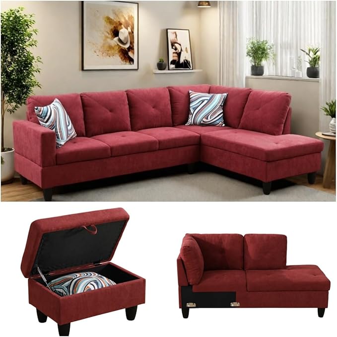 NAYSAYE L Shaped Couch, Modular Sectional Couch - Image 6