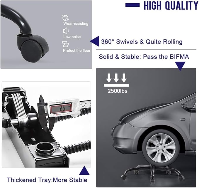 BestOffice High-Back Gaming Chair PC Office Chair Computer Racing Chair PU Desk - Image 7