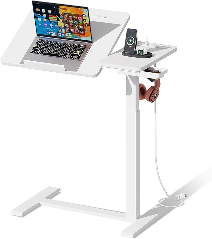 Standing Desk, Medical Overbed Table by EKNKOZY