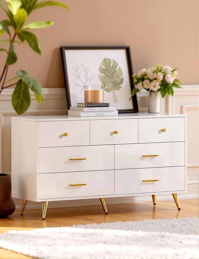 7 Drawer Dresser for Bedroom - Image 5