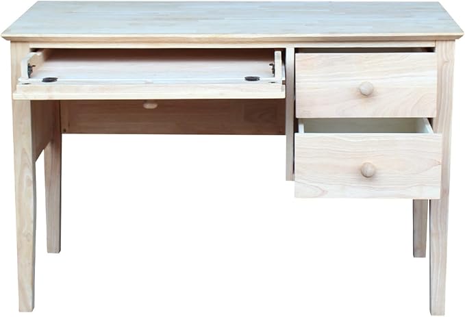 IC International Concepts, Brooklyn Desk, Solid Real Wood, Sturdy Parawood - Image 10