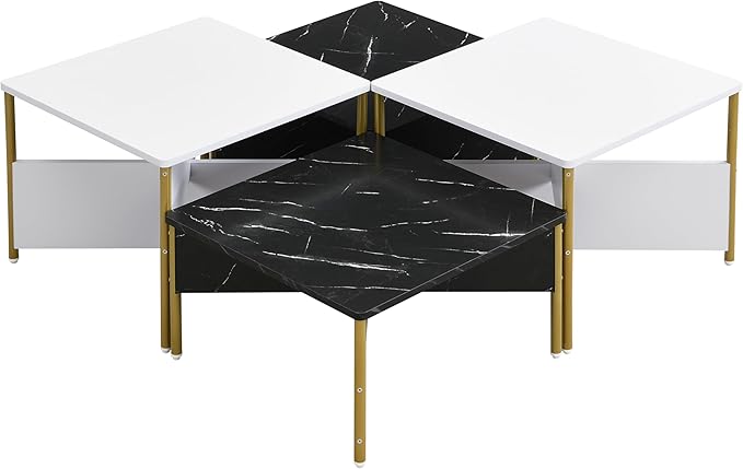 Christopher Knight Home Lana Wooden Nesting Coffee Table Set of 4, Mid Century - Image 6