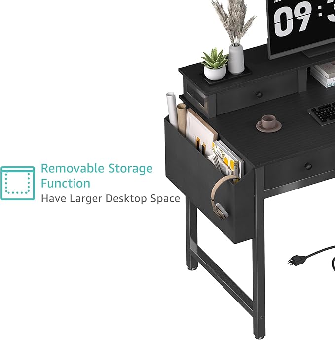 Lufeiya Computer Desk with Drawers - Image 8