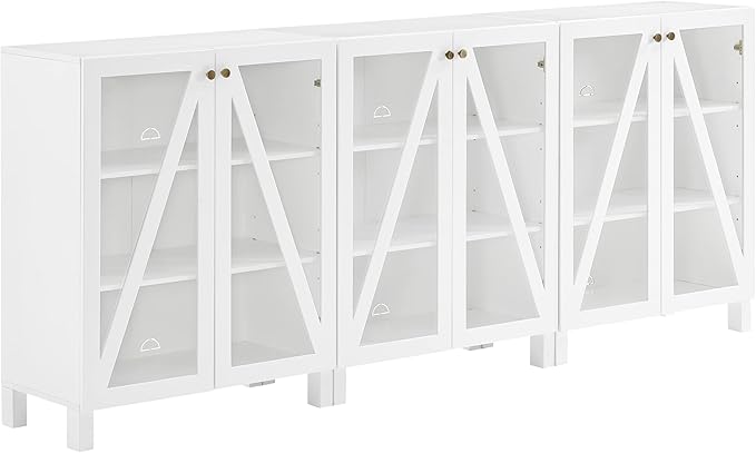 Crosley Furniture Cassai 3-Piece Entertainment Center TV Stand, Media Console by CrosleyFurniture