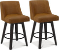 Bar Stools Set of 2, Upholstered Kitchen Island Counter Stools by ErdoruLiving