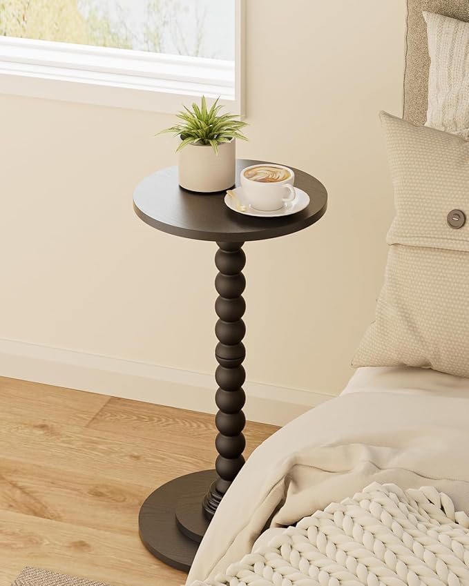 Masupu Round Side Table, Small End Table - Image 7
