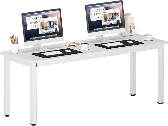 DlandHome 71 inches X-Large Computer Desk, Composite Wood Board, Decent and by DlandHome