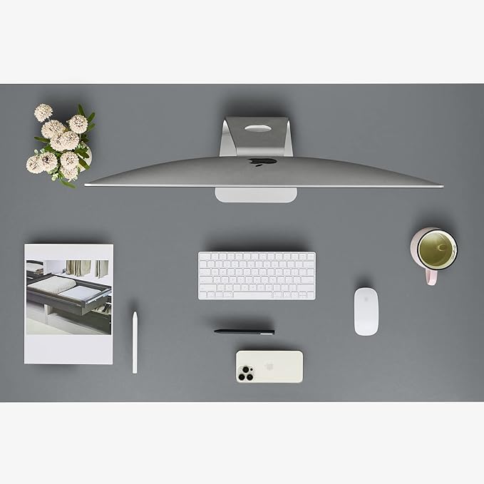 Kaboon Grey Table Top 30" D x 47.25" W, Solid One-Piece Desktop, Universal Wood - Image 3