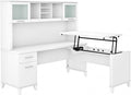 Bush Furniture Somerset 72W 3 Position Sit to Stand L Shaped Desk by BushHome