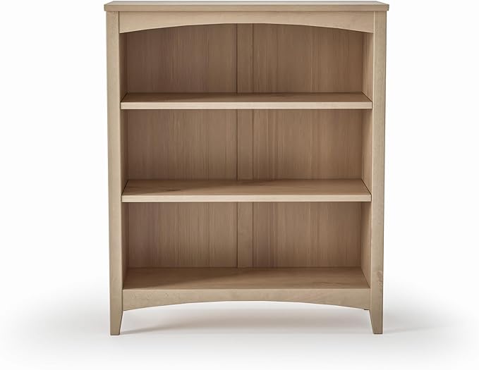 Camaflexi Shaker Style 3 Shelf Bookcase/Solid Wood / 36" High/Adjustable - Image 5