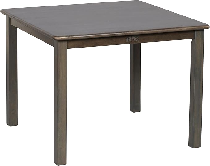 ECR4Kids 30in Square Hardwood Table by ECR4Kids