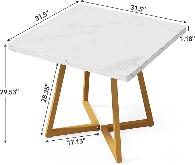 LITTLE TREE 31.5 Inches Small Dining Table - Image 3