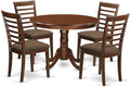 East West Furniture HLML5-MAH-C 5 Piece Dining Table Set by EastWestFurniture