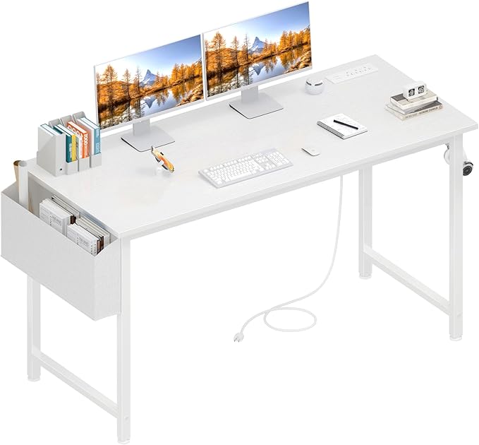 Lufeiya White Computer Desk by LUFEIYA