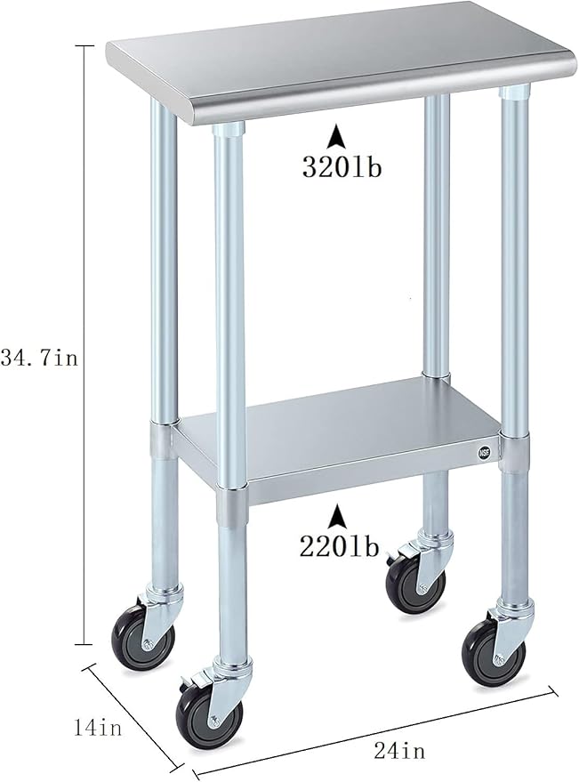 ROCKPOINT Stainless Steel Table - Image 3