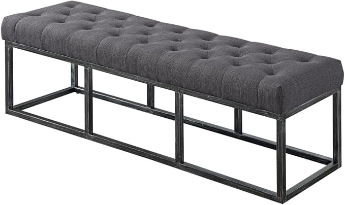 24KF Upholstered Tufted Long Bench - Image 3