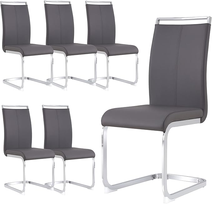 Dining Chairs Set, Kitchen Modern Metal Chairs by Gopop