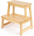 StrongTek Wooden Step Stool for Adults, 300 lbs Capacity, Durable and by StrongTek