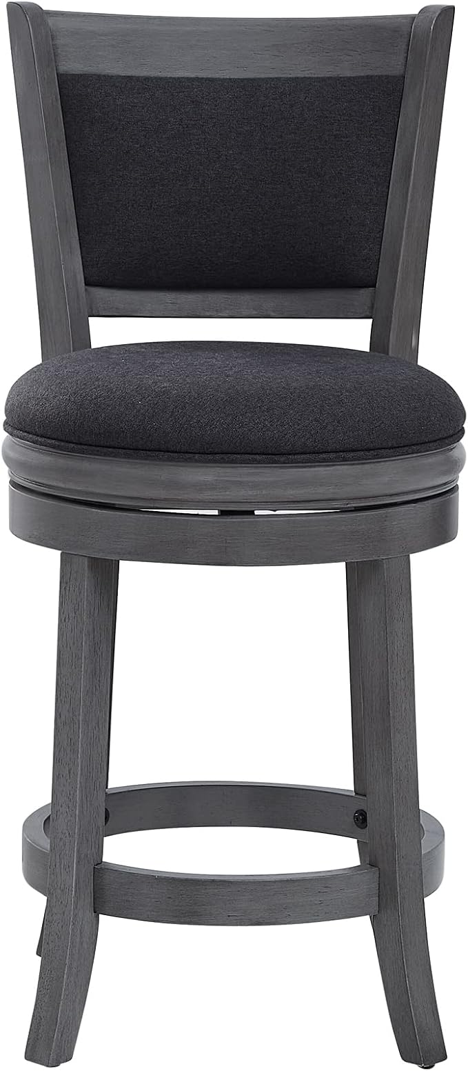 Ball & Cast Upholstered Swivel Counter Stools Kitchen Bar Stools 24" Seat - Image 4