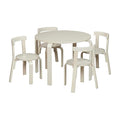 ECR4Kids Bentwood Round Table and Curved Back Chair Set, Kids Furniture by ECR4Kids