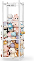 Stuffed Animal Storage & Organizer, Wooden Cute Zoo Toy Holder by CraftingNatureandComforts